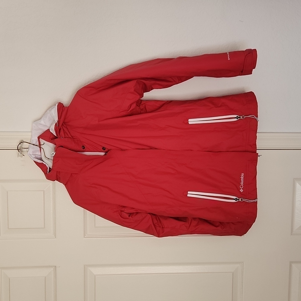 Columbia 2 In 1 Womans Pink Interchangeable Insulated Jacket sz Small